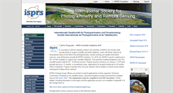 Desktop Screenshot of isprs.org